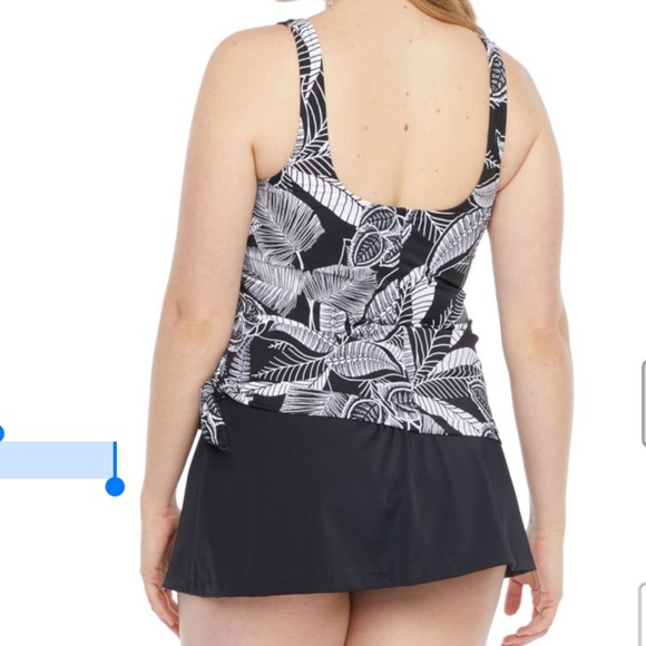 Azul by Maxine of Hollywood swimsuit tropical - Picture 2 of 8